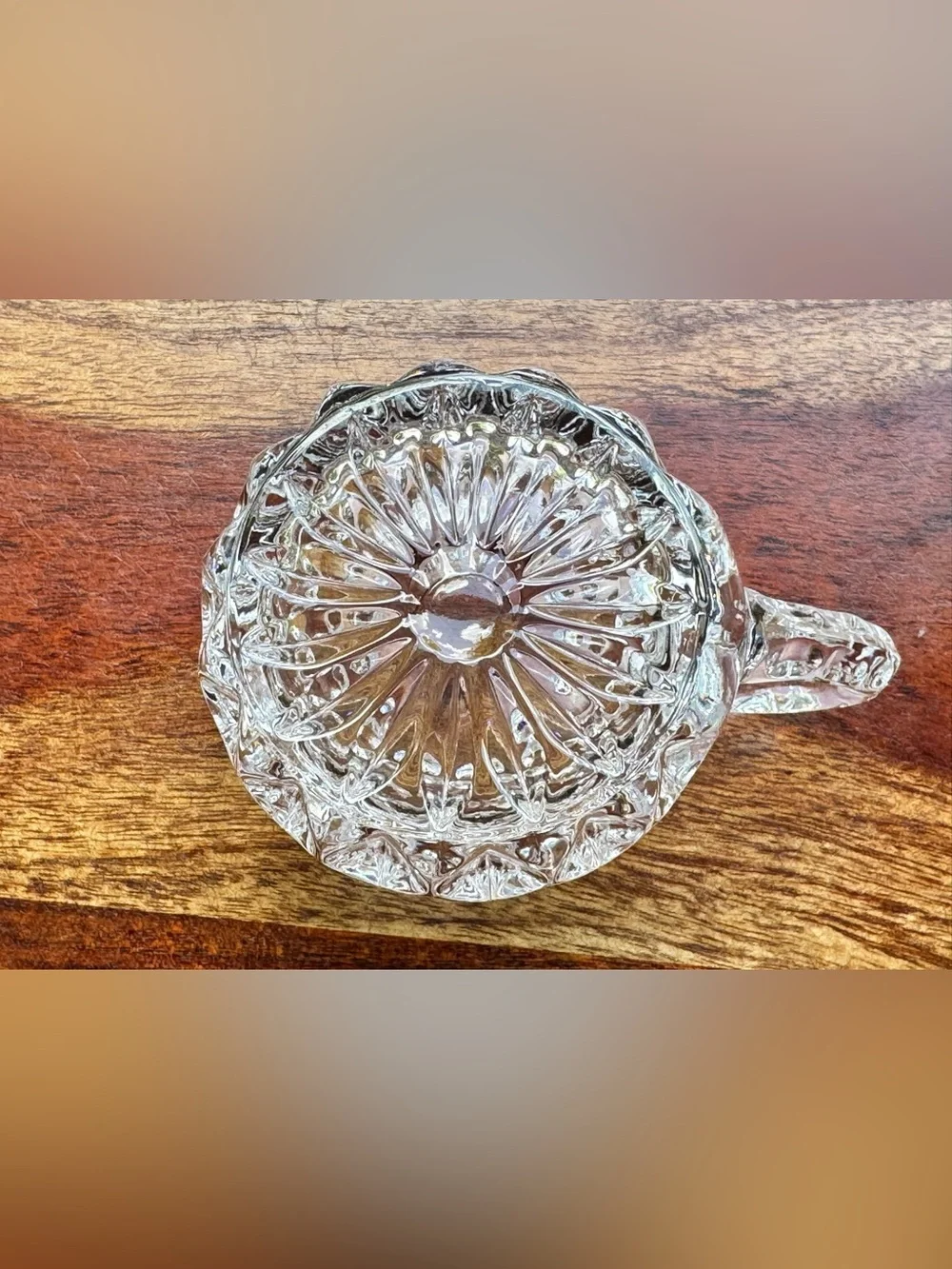 Vintage Gorham Full Lead Crystal Creamer & Covered Sugar Bowl Set West Germany